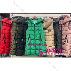 Frühlingsweste mit Kapuze für Damen (S-2XL) POLISH FASHION PMLB23B218135B