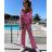 Damen-Set aus eleganter Hose und Pullover mit langen Ärmeln (Einheitsgröße S/M) ITALIAN FASHION IMPGM23003