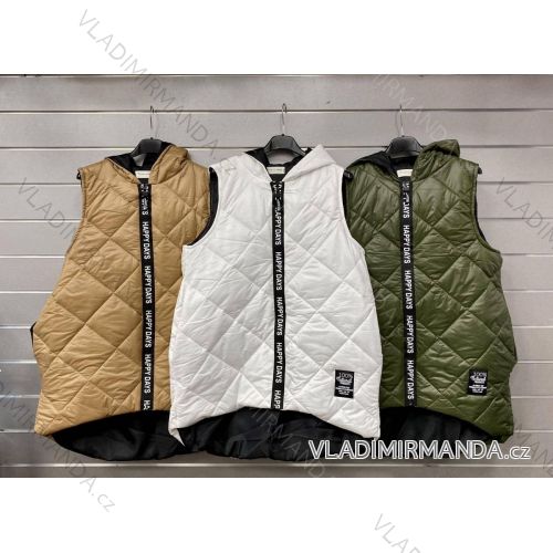Ärmellose Damenweste mit Kapuze (S/M EINHEITSGRÖSSE) ITALIAN FASHION IMWGS23349