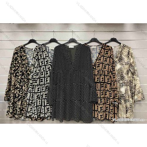 Damen-Sommer-Langarmkleid (S/M ONE SIZE) ITALIAN FASHION IMWGS23175
