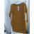 Šaty klasik bavlněné dlouhý rukáv dámské (M/L ONE SIZE) ITALSKÁ MÓDA IMD22787 Burgund M / L