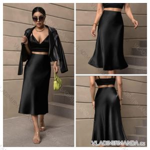 Mittellanger Satinrock für Damen (Einheitsgröße S/M) ITALIAN FASHION IMM23UN6886