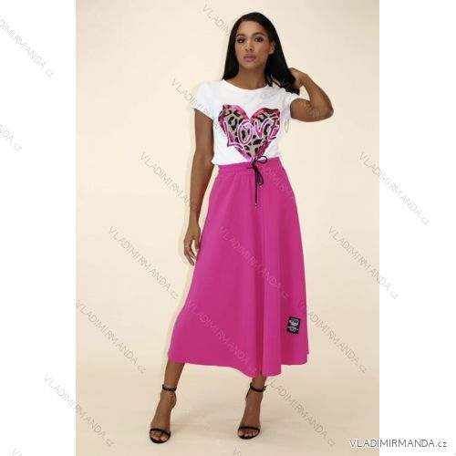 Elegantes langärmliges Kleid mit Gürtel für Damen (Einheitsgröße S/M) ITALIAN FASHION IMM23UN6139