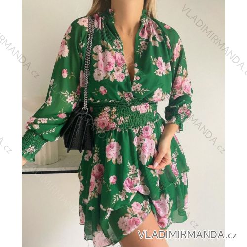 Damen-Langarmkleid (S/M EINHEITSGRÖSSE) ITALIAN FASHION IMPOC236353