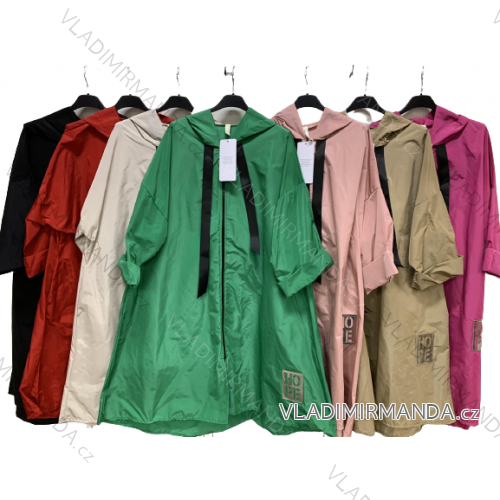 Erweiterte Kapuzenjacke für Damen in Übergröße (3XL/4XL ONE SIZE) ITALIAN FASHION IMC23151