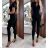 Kurzarm-Jumpsuit für Damen (Einheitsgröße S/M) ITALIAN FASHION IMPLP2360610011