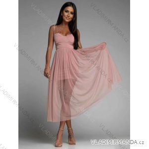 Langes, elegantes Partykleid für Damen mit Trägern (S/M EINHEITSGRÖSSE) ITALIAN FASHION IMPLP2352380098