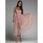 Langes, elegantes Partykleid für Damen mit Trägern (S/M EINHEITSGRÖSSE) ITALIAN FASHION IMPLP2352380098