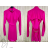 Elegantes Damenkleid mit langen Ärmeln (Einheitsgröße S/M) ITALIAN FASHION IMPLP2316173010