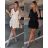 Langärmliges Spitzenkleid für Damen (S/M EINHEITSGRÖSSE) ITALIAN FASHION IMPLP2363670175