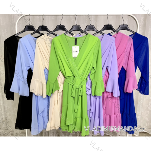 Damen-Langarmkleid (S/M EINHEITSGRÖSSE) ITALIAN FASHION IMPLP2362810085