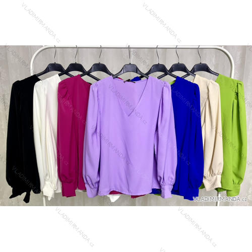 Langarm-T-Shirt/Tunika für Damen (S/M Einheitsgröße) ITALIAN FASHION IMPLP2312292070