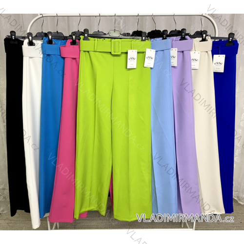 Lange Damenhose mit Gürtel (S/M EINHEITSGRÖSSE) ITALIAN FASHION IMPLP2371140090