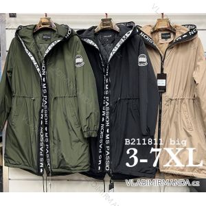 Frühlings-Parka mit Kapuze für Damen in großen Größen (3XL-7XL) POLISH FASHION PMLB23B211811B