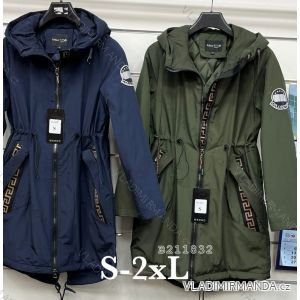 Erweiterte Parka-Jacke Frühling mit Kapuze Damen (S-2XL) POLISH FASHION PMLB23B211832A