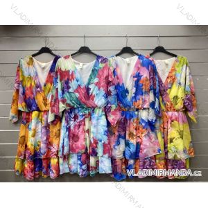 Damen-Sommer-Langarmkleid (S/M ONE SIZE) ITALIAN FASHION IMWGS23175
