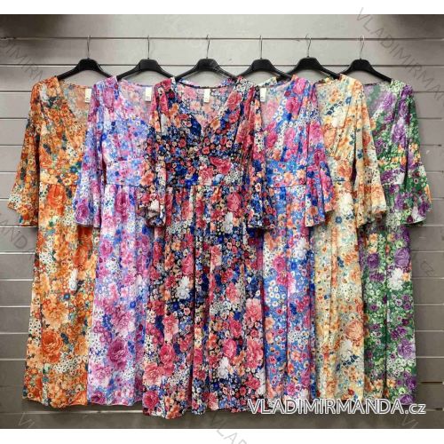 Elegantes langärmliges langes Damenkleid (S/M ONE SIZE) ITALIAN FASHION IMWGS23420