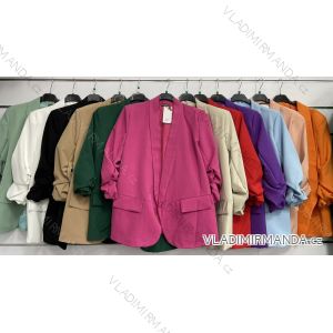 Elegante Langarm-Damenjacke in Übergröße (2XL-6XL) ITALIAN FASHION IMWA23465