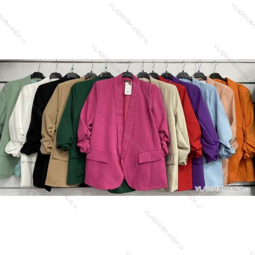 Elegante Langarm-Damenjacke in Übergröße (2XL-6XL) ITALIAN FASHION IMWA23465