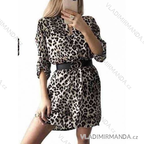 Langarm-Hemdkleid für Damen (Einheitsgröße S/M) ITALIAN FASHION IMWC23307