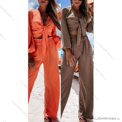 Set aus Sommertop und Hose für Damen (S / M ONE SIZE) ITALIAN FASHION IMWK222192