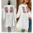 Tunika mit langen Ärmeln für Damen (S / M ONE SIZE) ITALIAN FASHION IMWA221096