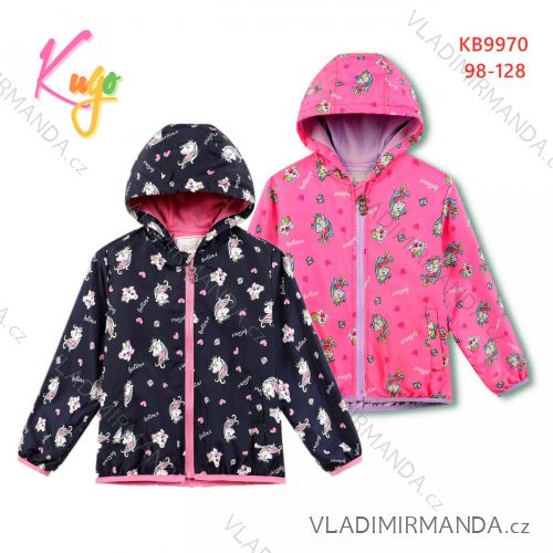 Kinder-Kapuzenjacke für Mädchen (98-128) KUGO KB9970
