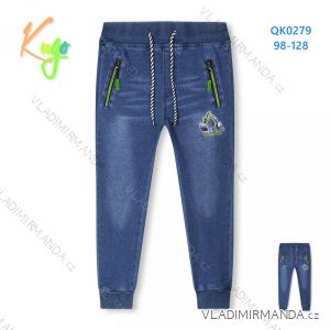 Lange Jeans-Jogginghose für Kinder (98-128) KUGO QK0279