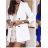 Elegantes Hemd Langarm Damen Kleid (S / M ONE SIZE) ITALIAN FASHION IMWY21734