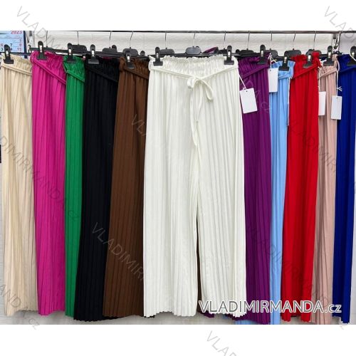 Lange, elegante Sommerhose für Damen (Einheitsgröße S/M/L) ITALIAN FASHION IMWD23506