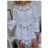 Langärmlige Spitzentunika für Damen (Einheitsgröße S/M) ITALIAN FASHION IMWB23094