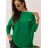 Oversize-Pullover mit langen Ärmeln für Damen in Übergröße (2XL/3XL ONE SIZE) POLISH FASHION PMWM23612