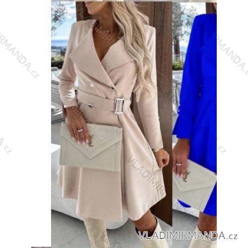 Sommerkleid Langarm geblümte Damen (UNI S / L) ITALIAN FASHION IMK20150