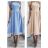 Kurzärmliges Sommerkleid für Damen (S / M ONE SIZE) ITALIAN FASHION IMWB22017