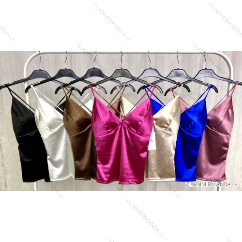 Trägerloses Tanktop für Damen (S/M ONE SIZE) ITALIAN FASHION IMPLP2360370055