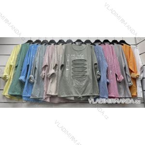 T-Shirt Carmen Langarm Frauen (S / M ONE SIZE) ITALIENISCHE MODE IMWP21u3552