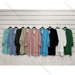 Kleid mit Knöpfen und geknöpften Damen (uni s-m) ITALIAN FASHION IM2203948