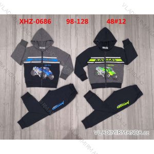 Set aus Kapuzen-Sweatshirt mit Reißverschluss und Jogginghose Kinder Teen Mädchen (116-146) ACTIVE SPORT ACT218P-7473