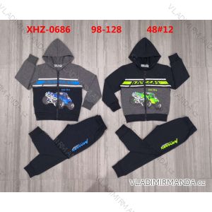 Set aus Kapuzen-Sweatshirt mit Reißverschluss und Jogginghose Kinder Teen Mädchen (116-146) ACTIVE SPORT ACT218P-7473