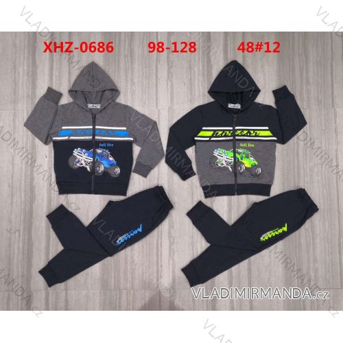 Set aus Kapuzen-Sweatshirt mit Reißverschluss und Jogginghose Kinder Teen Mädchen (116-146) ACTIVE SPORT ACT218P-7473