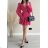 Langarmkleid für Damen (S/M EINHEITSGRÖSSE) ITALIAN FASHION IMPBB23B22543