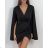 Elegantes Damenkleid mit langen Ärmeln (Einheitsgröße S/M) ITALIAN FASHION IMPBB23B23314
