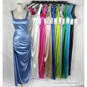 Langes, elegantes Partykleid für Damen mit Trägern (S/M EINHEITSGRÖSSE) ITALIAN FASHION IMPBB23A11742