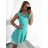 Šaty elegantní letní s krajkou bez rukávu dámské (S/M ONE SIZE) ITALSKÁ MÓDA IM923050 S/M hellrosa