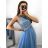 Langes ärmelloses Partykleid für Damen (S/M EINHEITSGRÖSSE) ITALIAN FASHION IMM238524