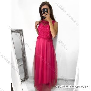 Langes ärmelloses Partykleid für Damen (S/M EINHEITSGRÖSSE) ITALIAN FASHION IMM238524
