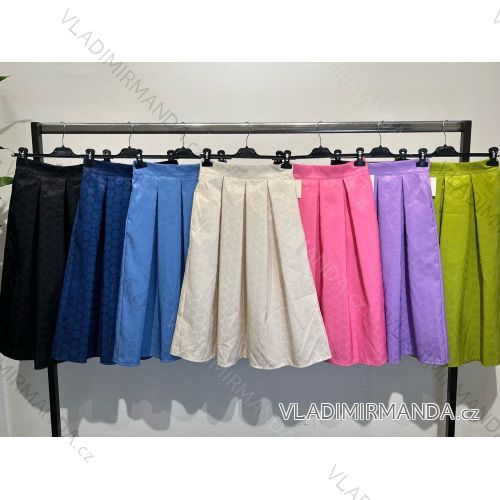 Mittellanger Rock für Damen (Einheitsgröße S/M) ITALIAN FASHION IMPLM232837006