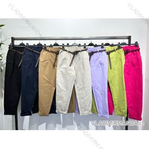 Lange Damenhose mit Gürtel (S/M EINHEITSGRÖSSE) ITALIAN FASHION IMPLM23822236