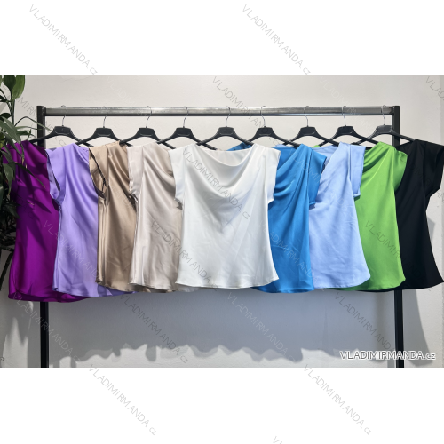 Kurzarm-T-Shirt/Tunika für Damen (Einheitsgröße S/M) ITALIAN FASHION IMPLM23231070