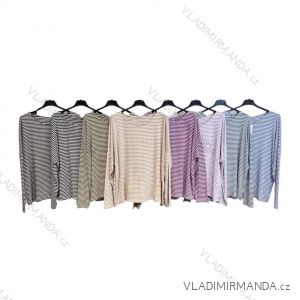 Gestreiftes Langarm-T-Shirt für Damen (S/M EINHEITSGRÖSSE) ITALIAN FASHION IMPLM2380252000